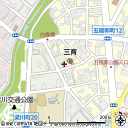 函館三育　認定こども園周辺の地図