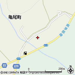 北海道函館市亀尾町46周辺の地図