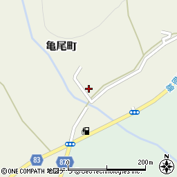北海道函館市亀尾町41周辺の地図