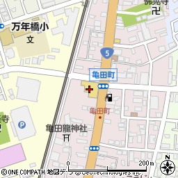 ＨｏｎｄａＣａｒｓ南北海道函館亀田店周辺の地図