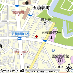 日本福音ルーテル函館教会周辺の地図