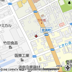 北海道函館市北浜町3-5周辺の地図