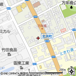 北海道函館市北浜町3-31周辺の地図