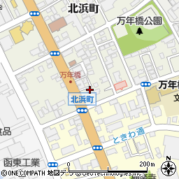 北海道函館市北浜町2-11周辺の地図