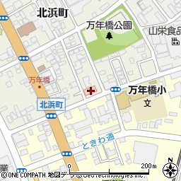 北海道函館市北浜町2-2周辺の地図