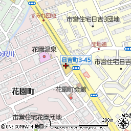 ツルハ函館花園店周辺の地図