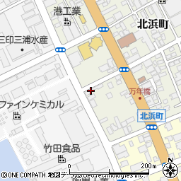 北海道函館市北浜町3-16周辺の地図
