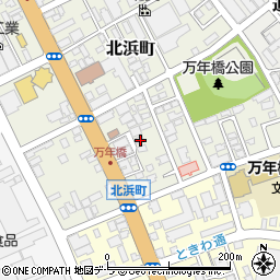 北海道函館市北浜町2-13周辺の地図