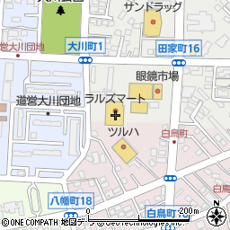 北海道函館市田家町16-11周辺の地図