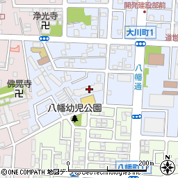 シャトーム大川町管理人室周辺の地図