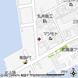 北新港運株式会社　セメント事務所周辺の地図
