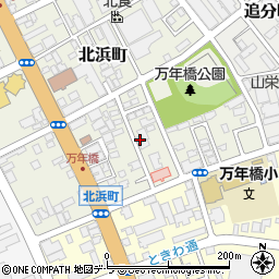北海道函館市北浜町2-25周辺の地図