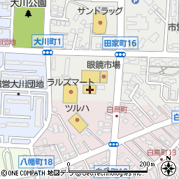 北海道函館市田家町16-35周辺の地図