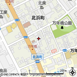 北海道函館市北浜町2-15周辺の地図