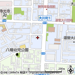 立正佼成会函館教会周辺の地図