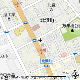 北海道函館市北浜町2-20周辺の地図