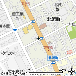 北海道函館市北浜町4-28周辺の地図