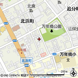 北海道函館市北浜町2-32周辺の地図