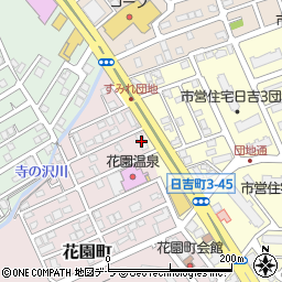 シニアパンション函館・花園周辺の地図