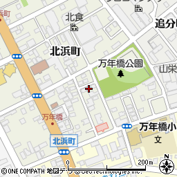 北海道函館市北浜町2-30周辺の地図