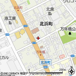 北海道函館市北浜町5-10周辺の地図