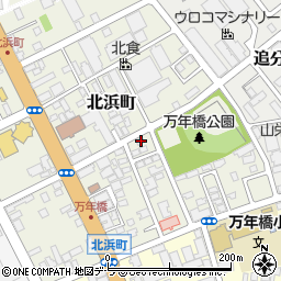 北海道函館市北浜町2-26周辺の地図