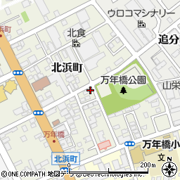 北海道函館市北浜町2-27周辺の地図