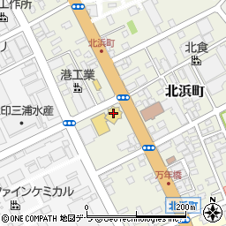 北海道スバル函館北浜店周辺の地図