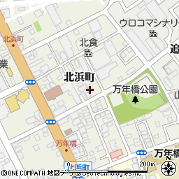 北海道函館市北浜町5-2周辺の地図