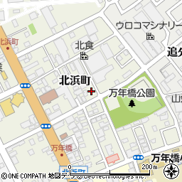 北海道函館市北浜町5-31周辺の地図