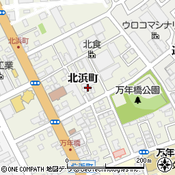 北海道函館市北浜町5-4周辺の地図