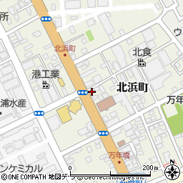北海道函館市北浜町5-17周辺の地図