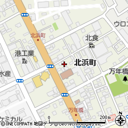 北海道函館市北浜町5-19周辺の地図