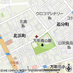北海道函館市北浜町6-6周辺の地図
