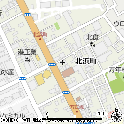 北海道函館市北浜町5-18周辺の地図