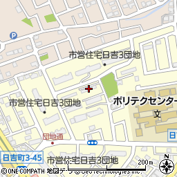 道営住宅日吉Ａ団地２６号棟周辺の地図
