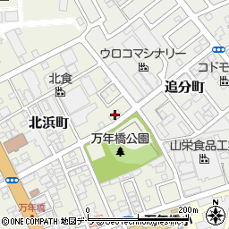 北海道函館市北浜町6-3周辺の地図