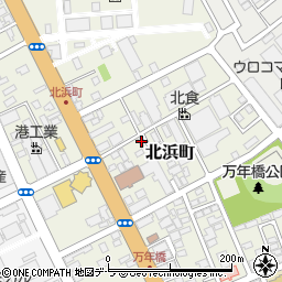 北海道函館市北浜町5-21周辺の地図