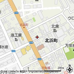 北海道函館市北浜町7-15周辺の地図