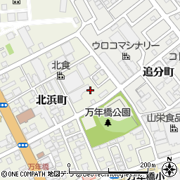 北海道函館市北浜町6-5周辺の地図