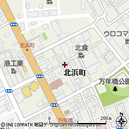 北海道函館市北浜町5-22周辺の地図