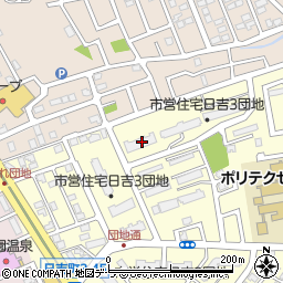 道営住宅日吉町Ａ団地Ｄ－１号棟周辺の地図