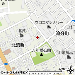 北海道函館市北浜町6-27周辺の地図