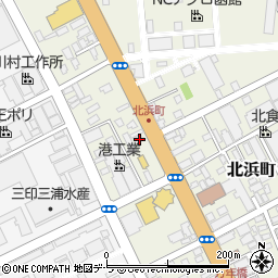 北海道函館市北浜町8-34周辺の地図