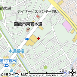 ドコモショップ　函館本通店周辺の地図