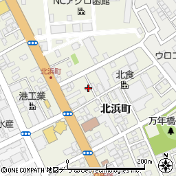 北海道函館市北浜町7-13周辺の地図