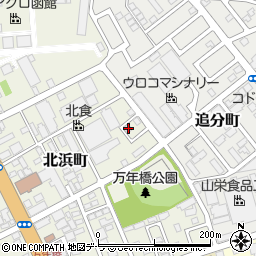 北海道函館市北浜町6-26周辺の地図