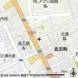 北海道函館市北浜町7-22周辺の地図