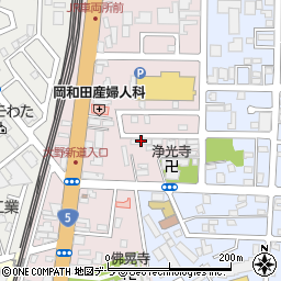 亀田タウンハイツ周辺の地図