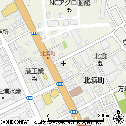 北海道函館市北浜町7-23周辺の地図